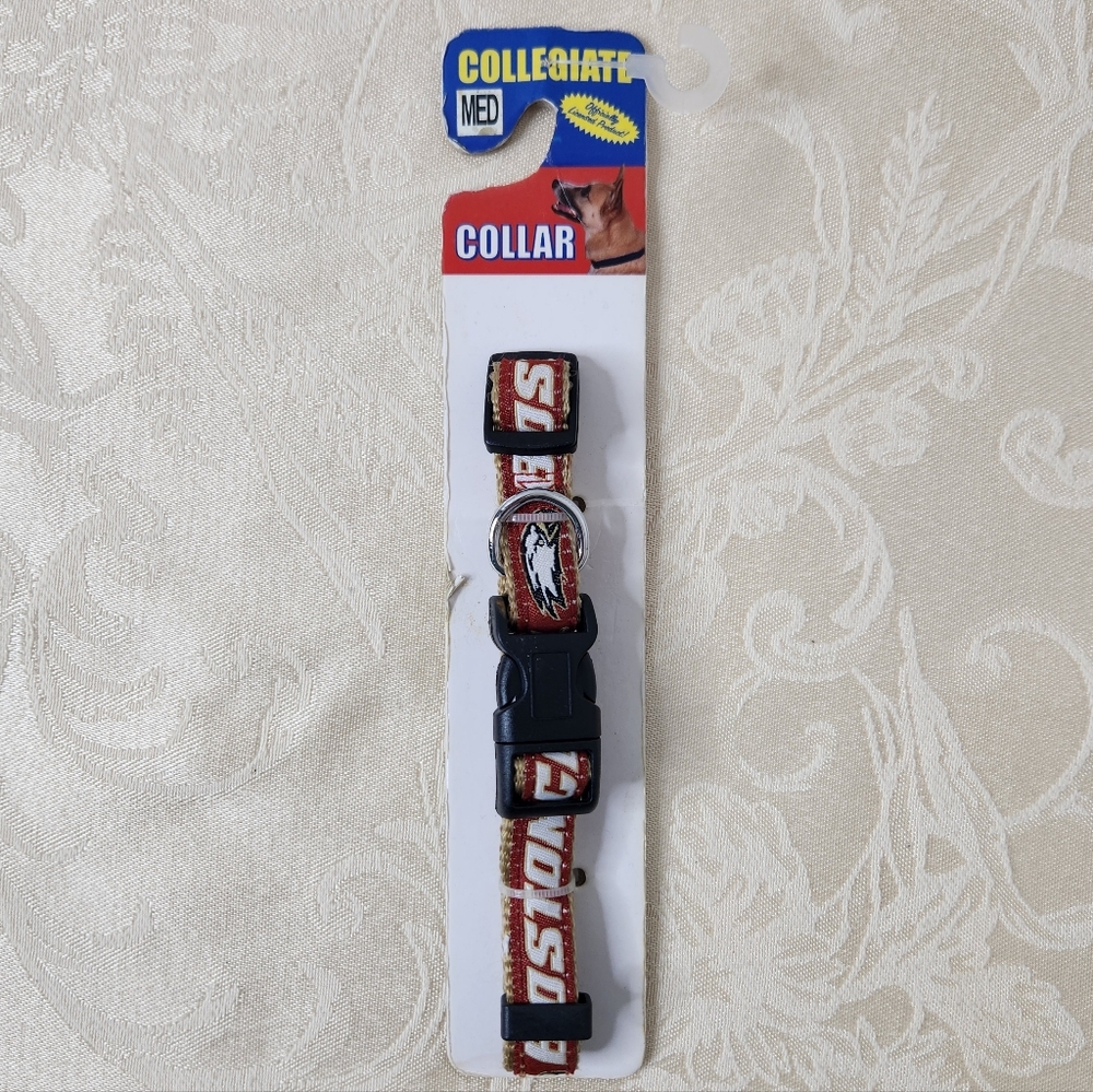 Collegiate Boston Collage Eagles Medium Dog Collar